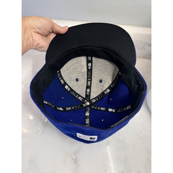 Los Angeles Dodgers New Era 59 FIFTY Authentic On-Field Cap - Fitted 7 7/8 - Picture 12 of 13